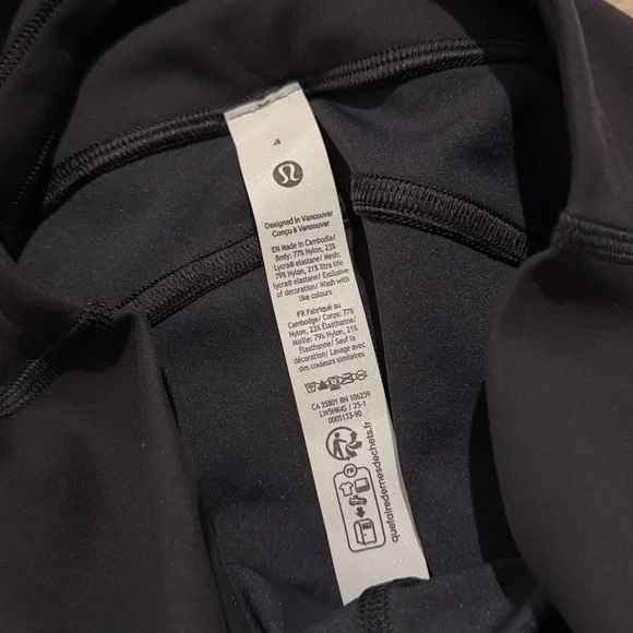 Lululemon 🆕 NWT Athletic Black Wunder Train Mesh Panel HR Tight 25” Leggings - Picture 4 of 5